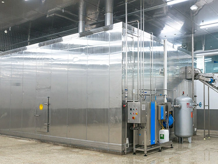 Spiraalvriezer met dubbele trommel